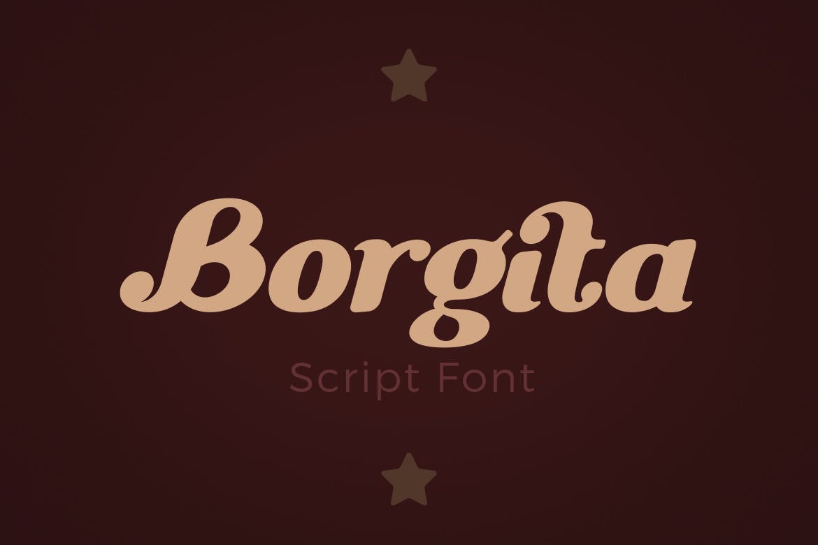فونت خط خطی Borgita Italic