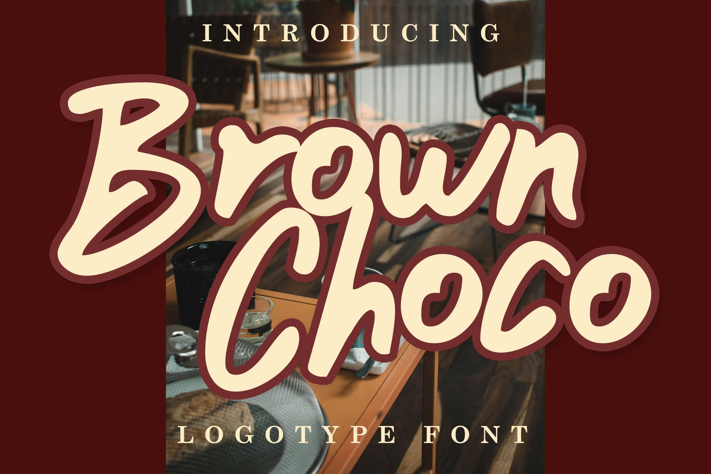 فونت لوگوی Brown Choco