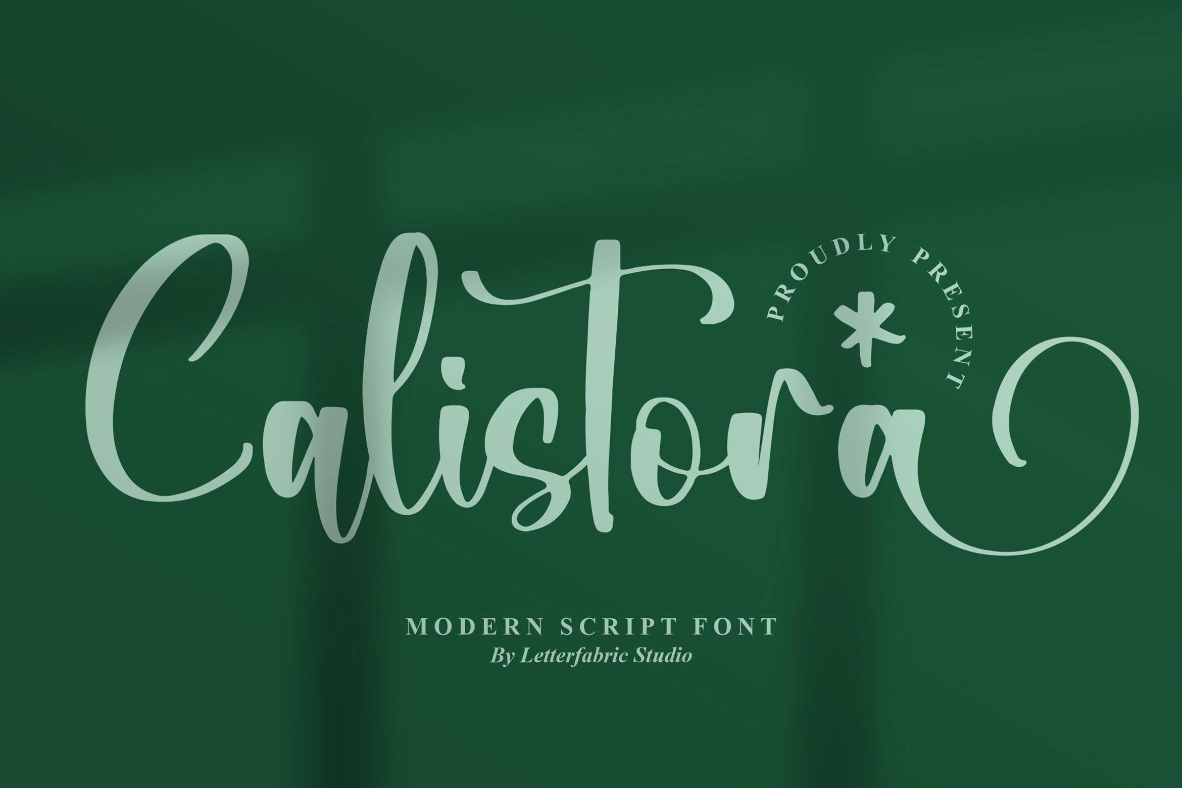 قلم اسکریپت مدرن Calistora