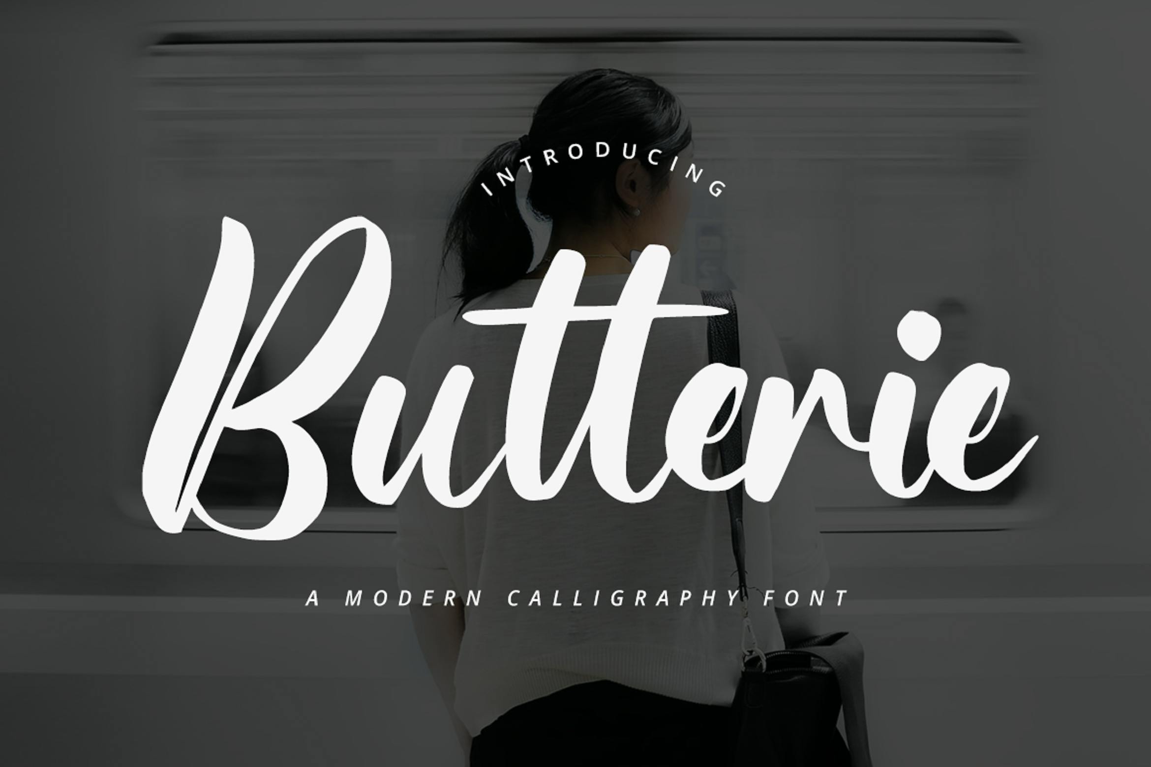 خوشنویسی فونت Butterie