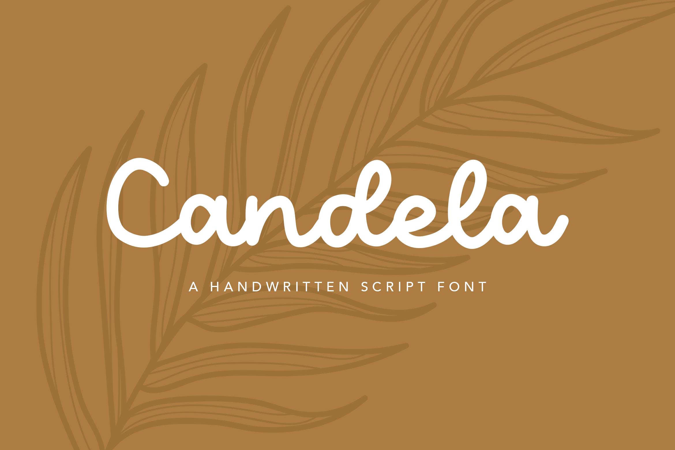 قلم اسکریپت دست نویس Candela