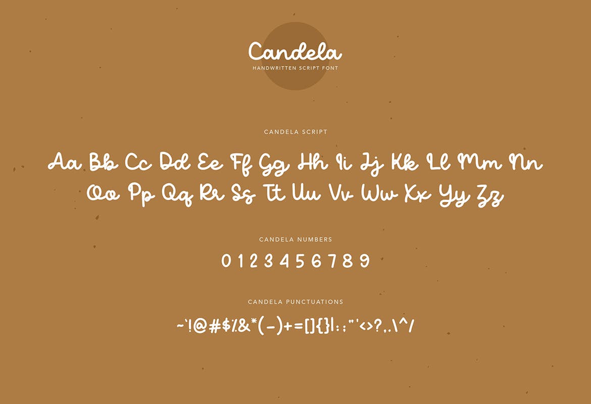 قلم اسکریپت دست نویس Candela