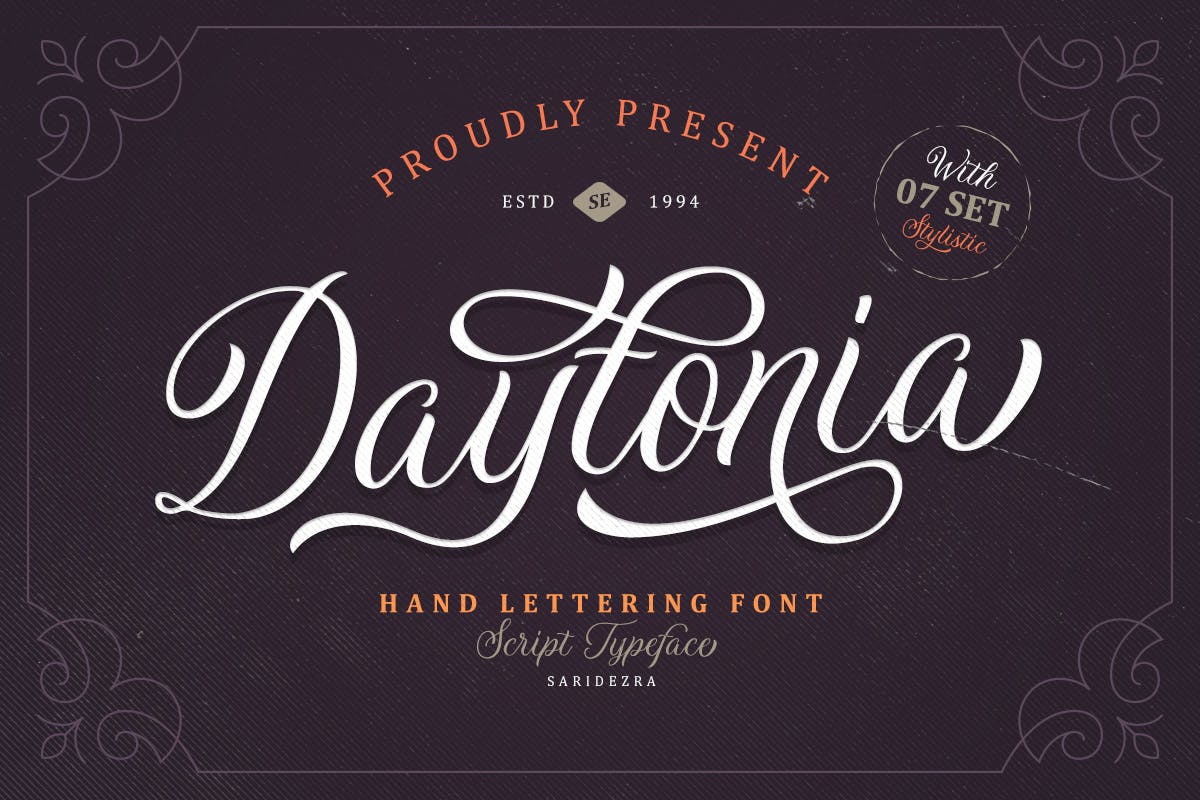 اسکریپت حروف دستی Daytonia