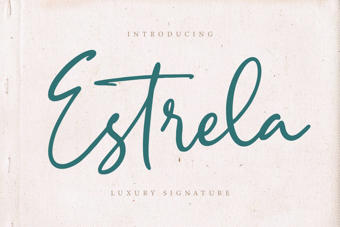 فونت عروسی لوکس Estrela