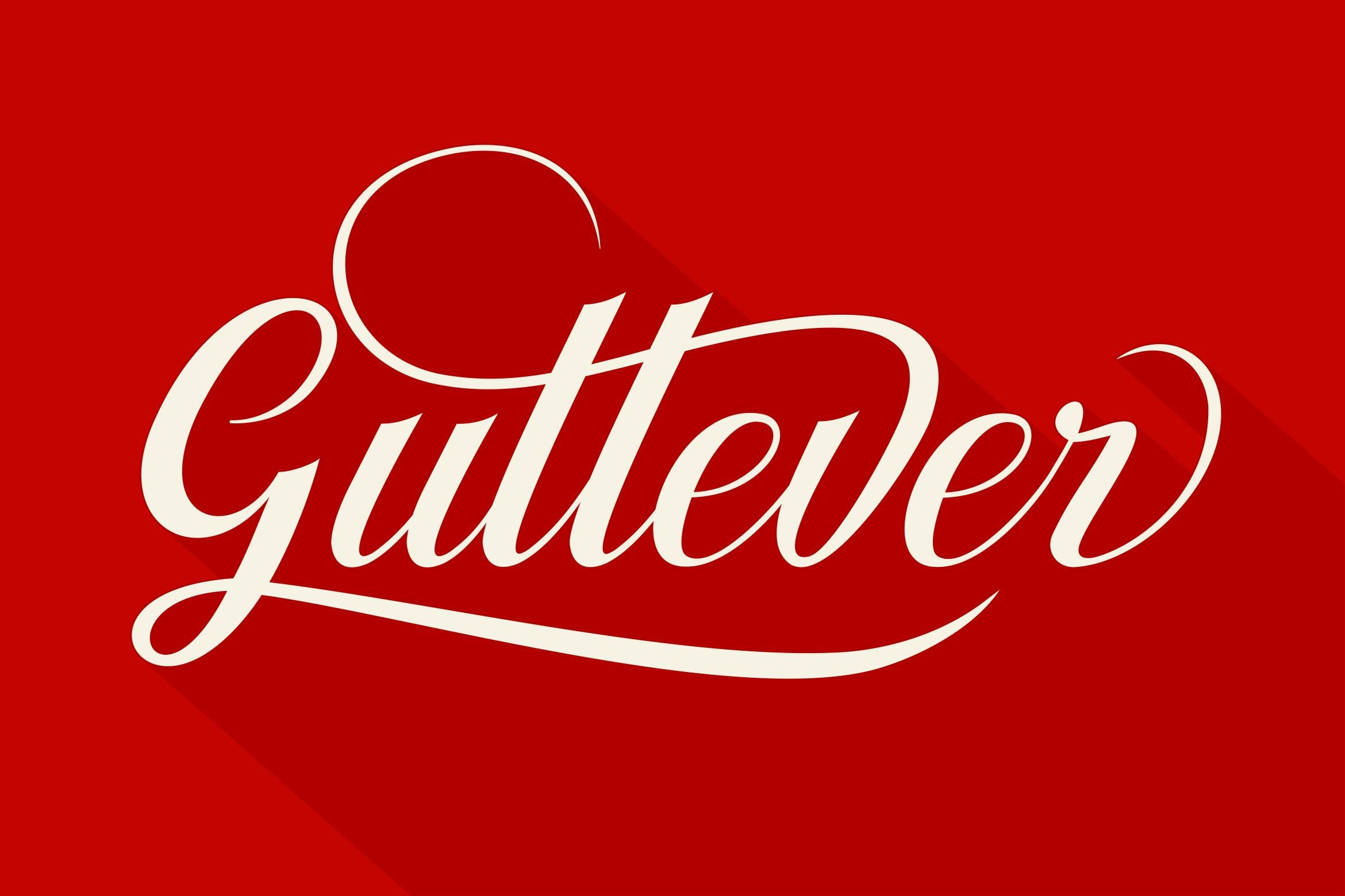 قلم Gullever فونت لوکس اسکریپت