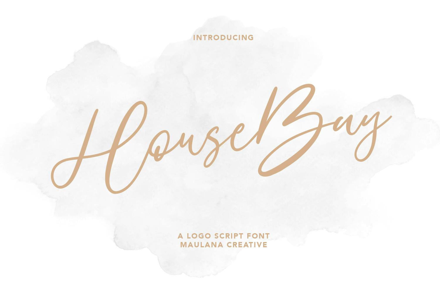 قلم اسکریپت لوگوی HouseBay