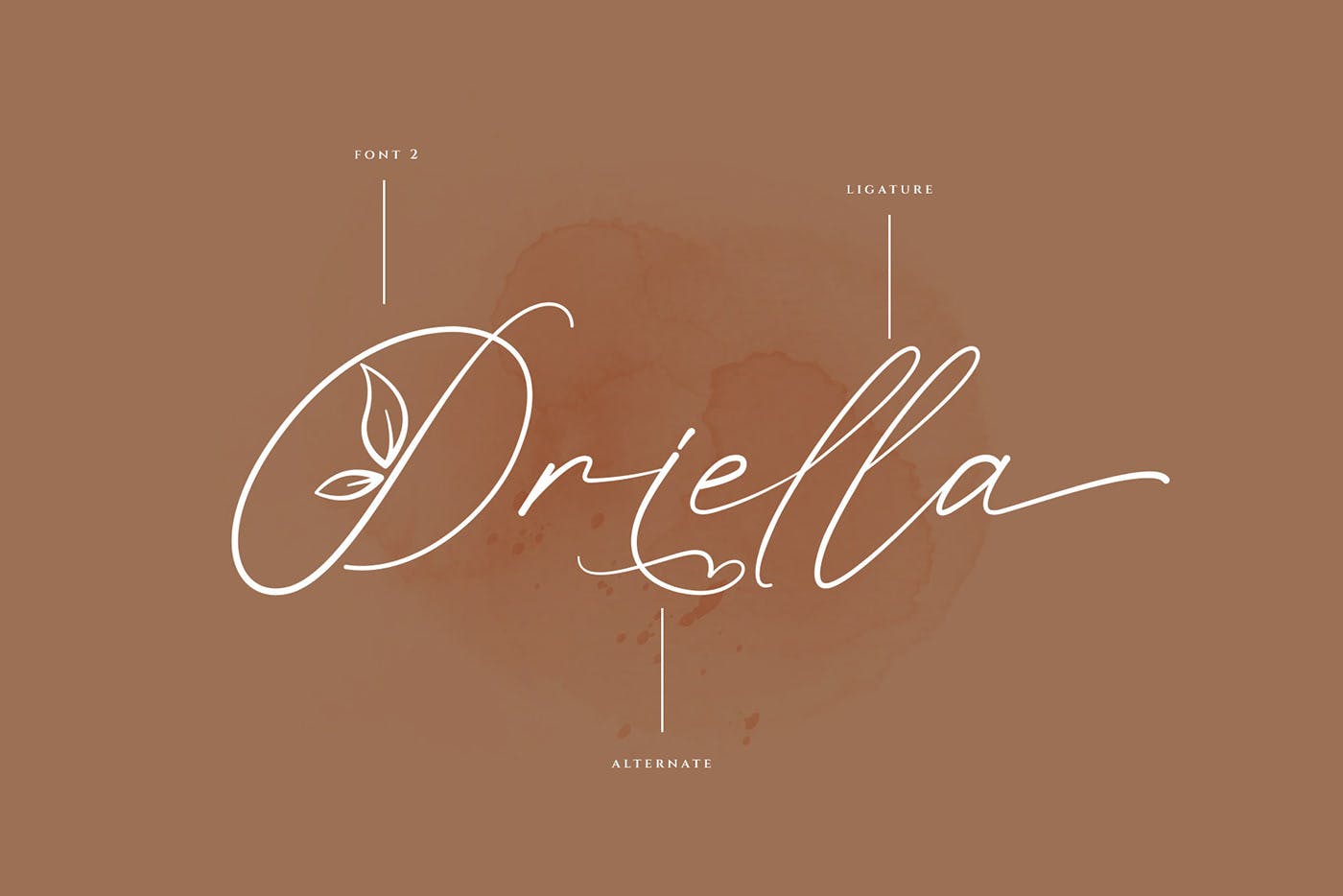 فونت دست نویس لوکس Oriella