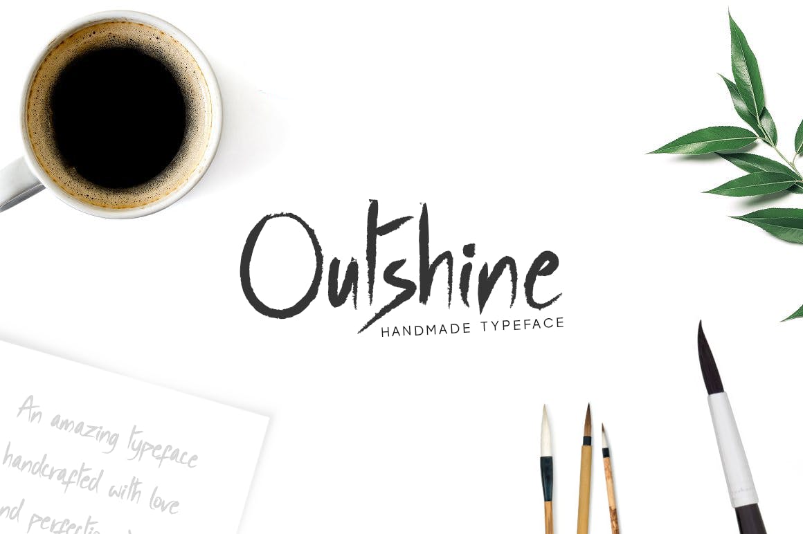 فونت دست نویس لوکس Outshine