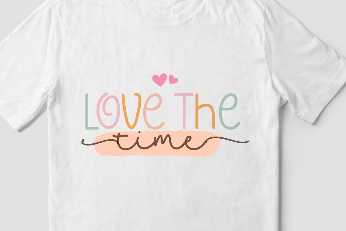 Slowly Lovely Duo A Crafted Duo Font