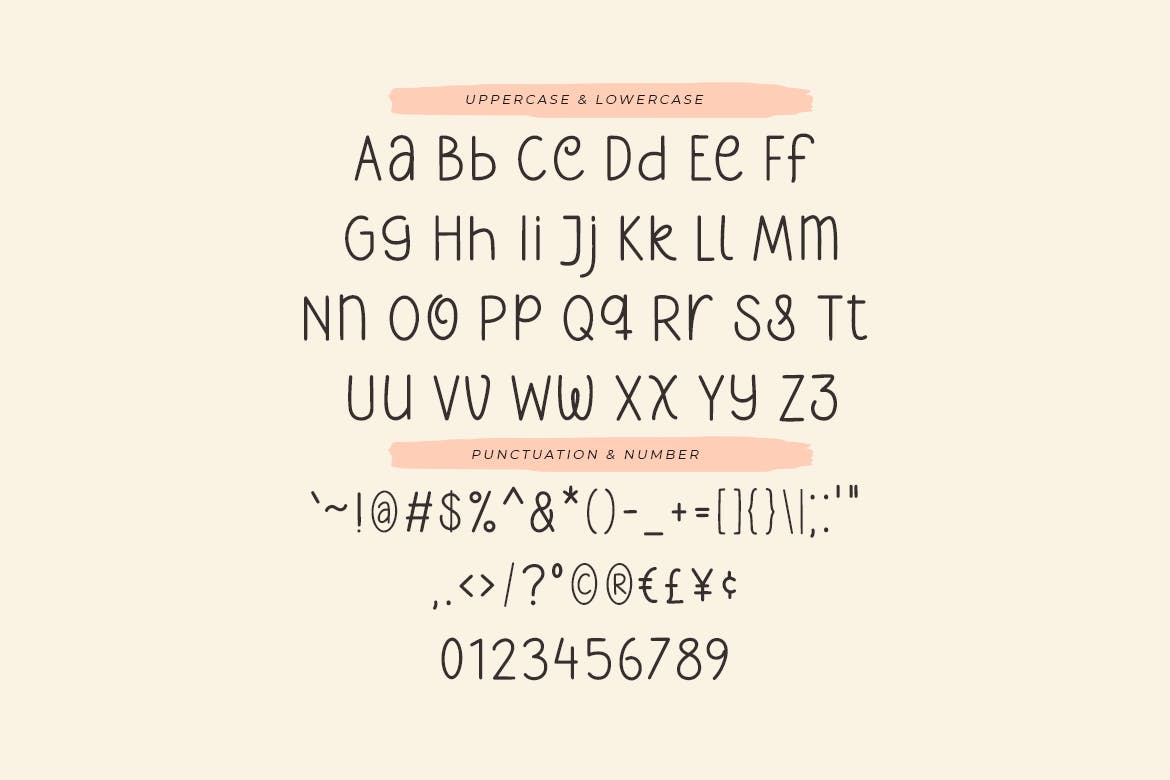 Slowly Lovely Duo A Crafted Duo Font