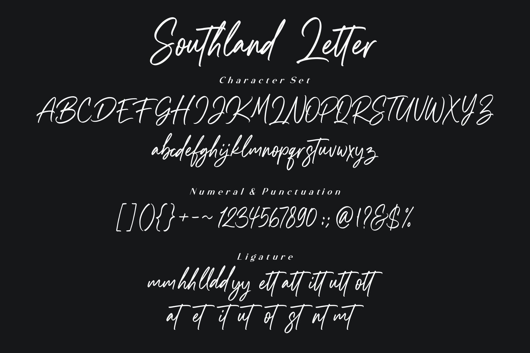 قلم دست نوشته Southland Letter