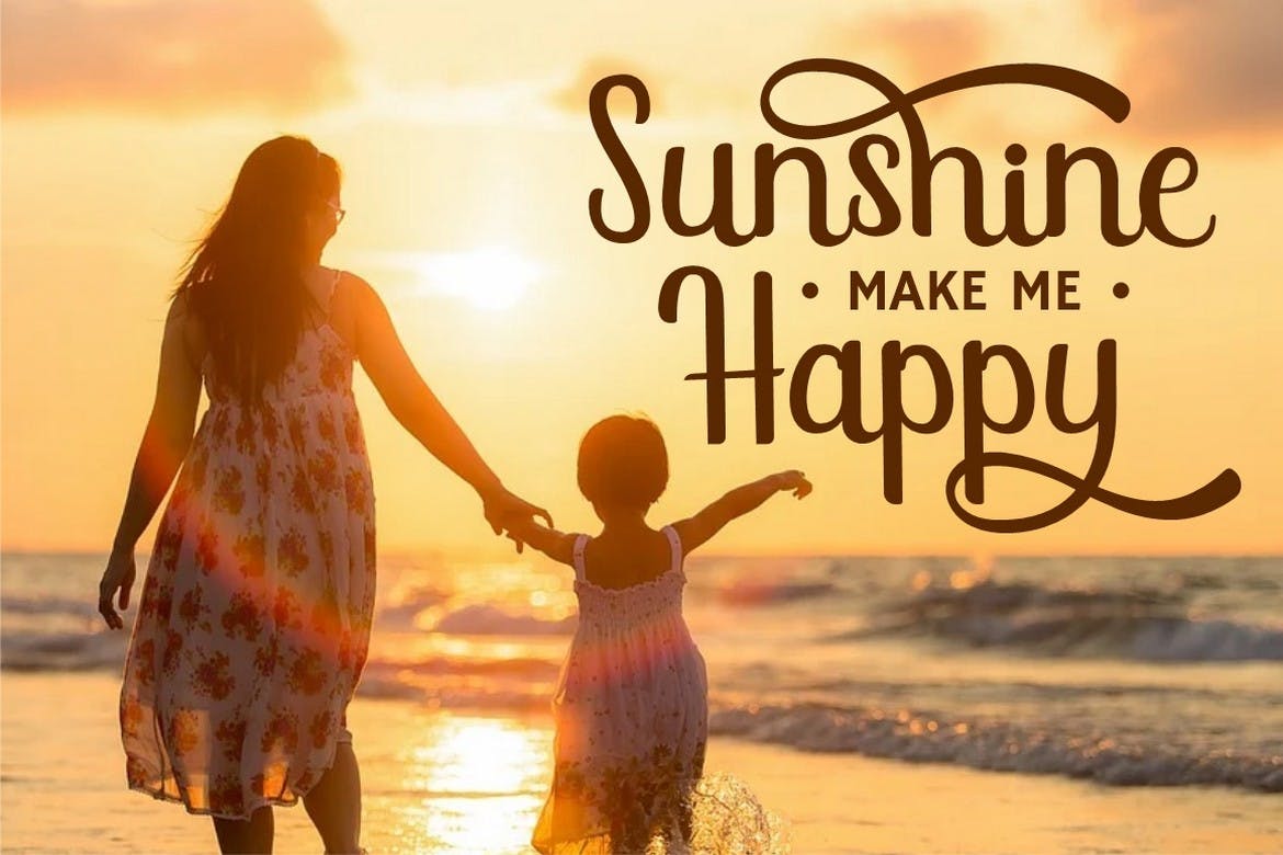 قلم اسکریپت نمایش ذهن Sunshine Mind
