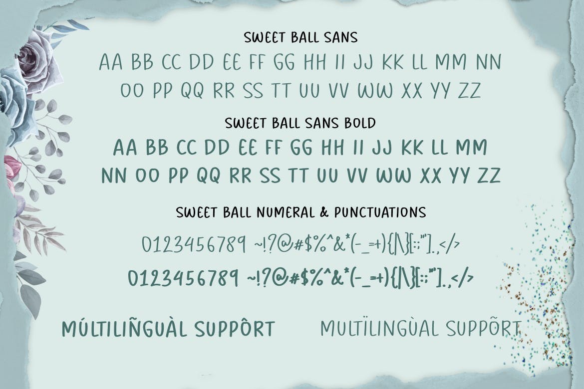 Sweetball Craft Font Duo