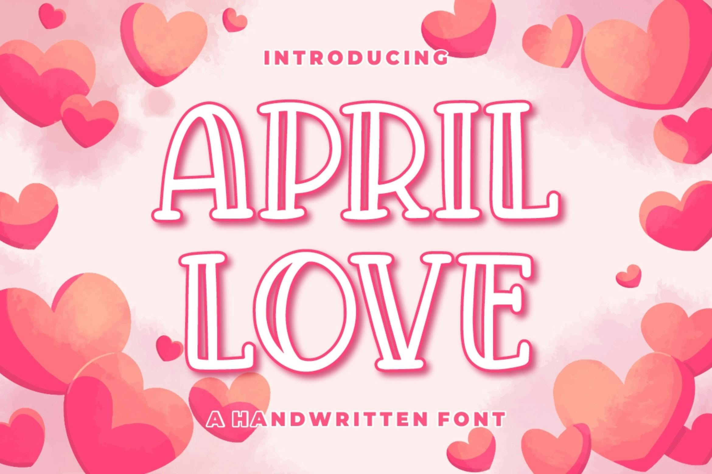فونت April Love Craft