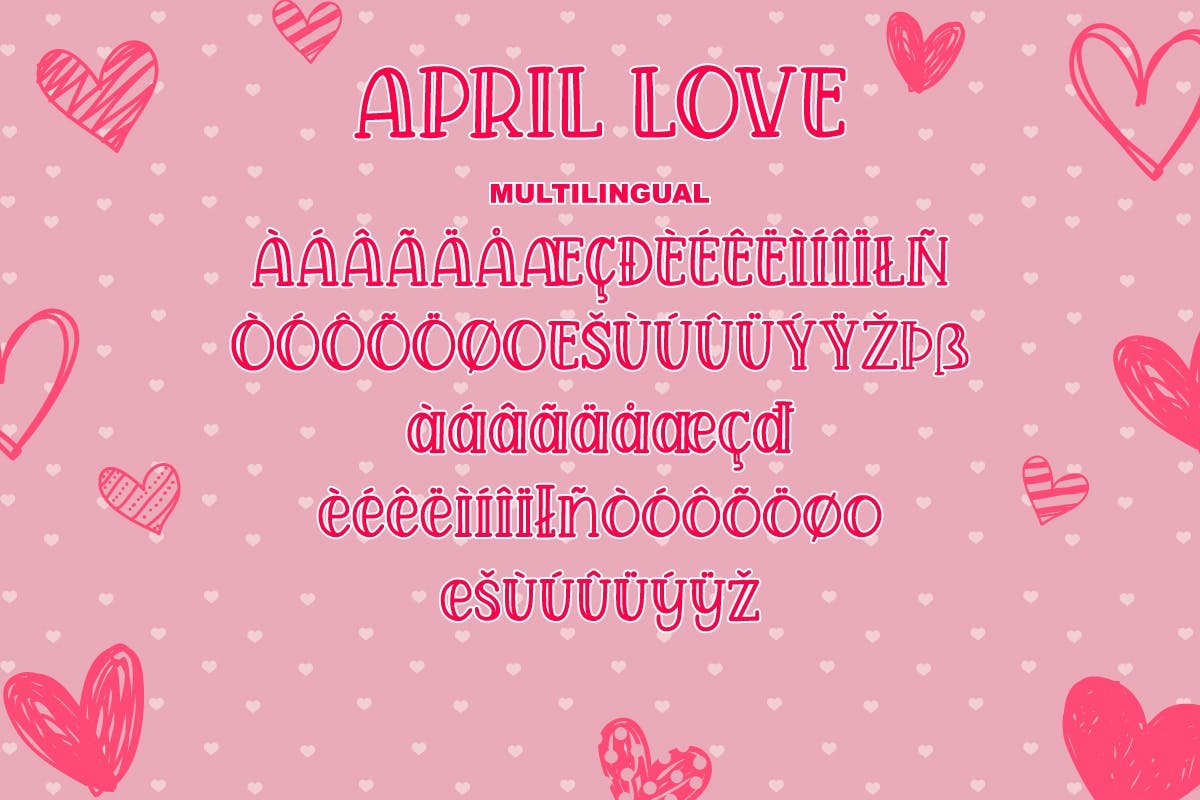 فونت April Love Craft