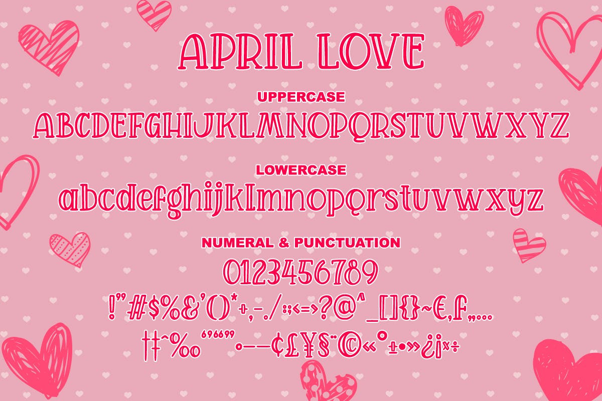 فونت April Love Craft