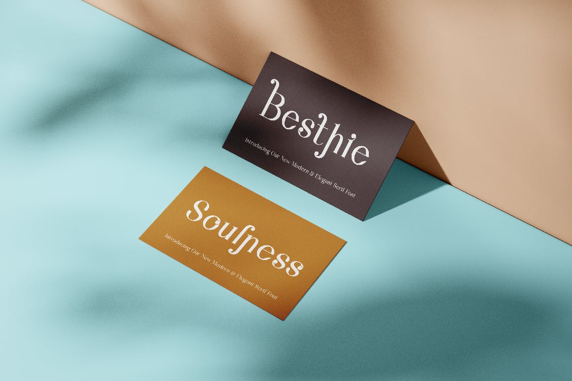 Besthie Soulness یک قلم سریف لوکس