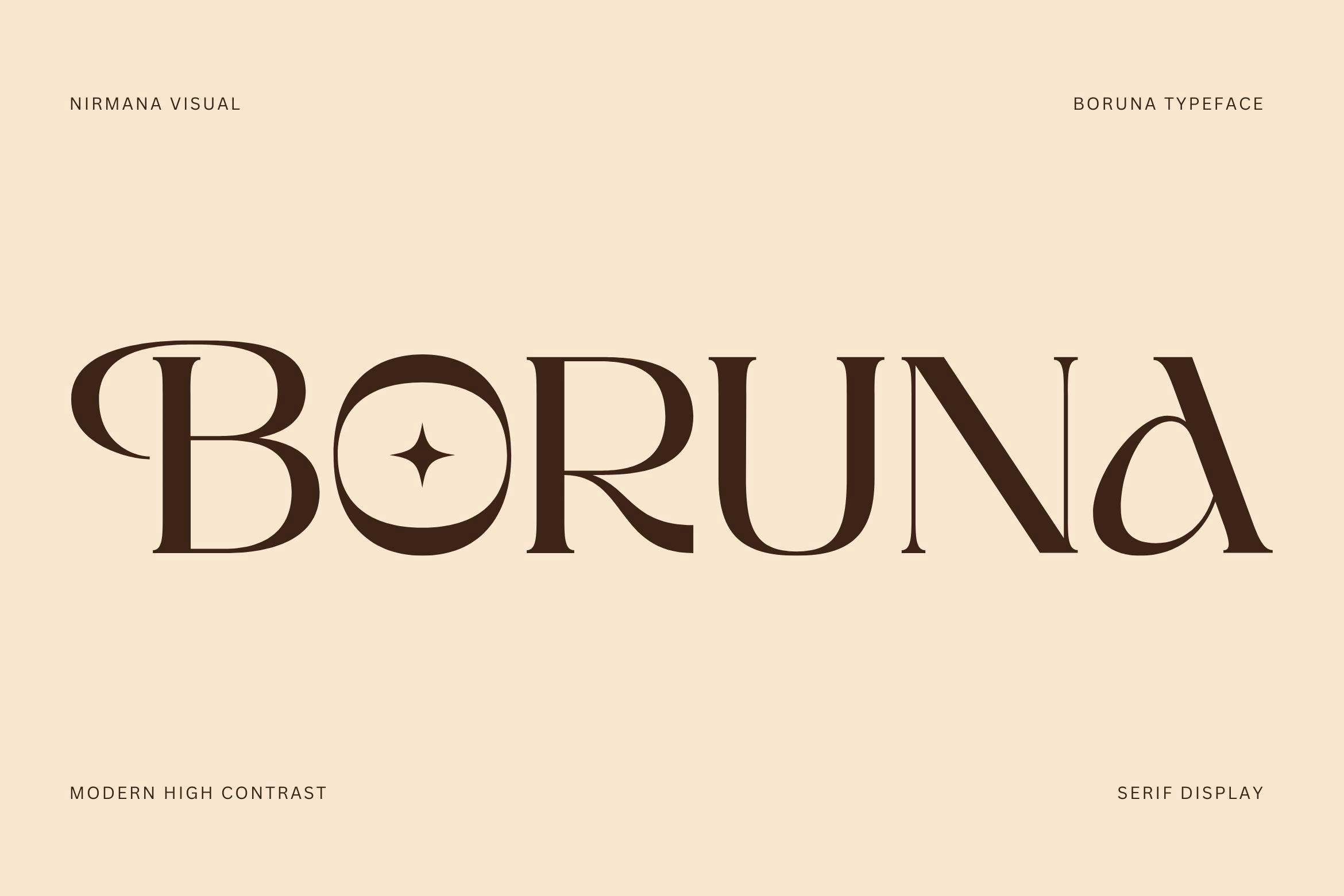 فونت لوگوی Boruna