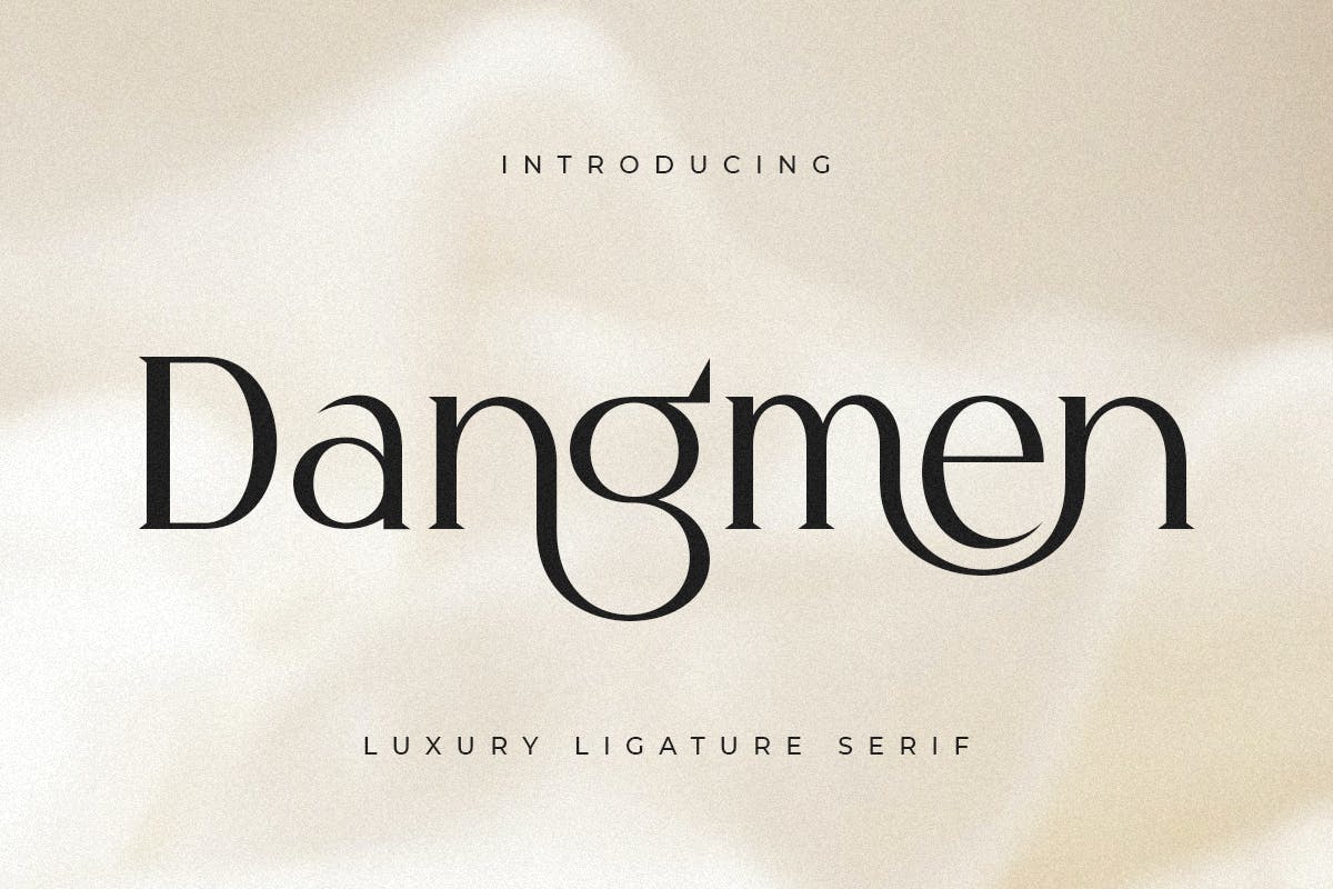 Dangmen Luxury Ligature Serif