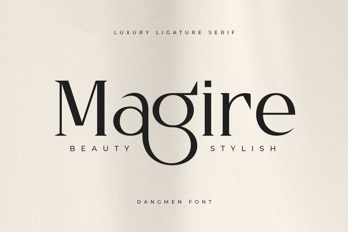 Dangmen Luxury Ligature Serif
