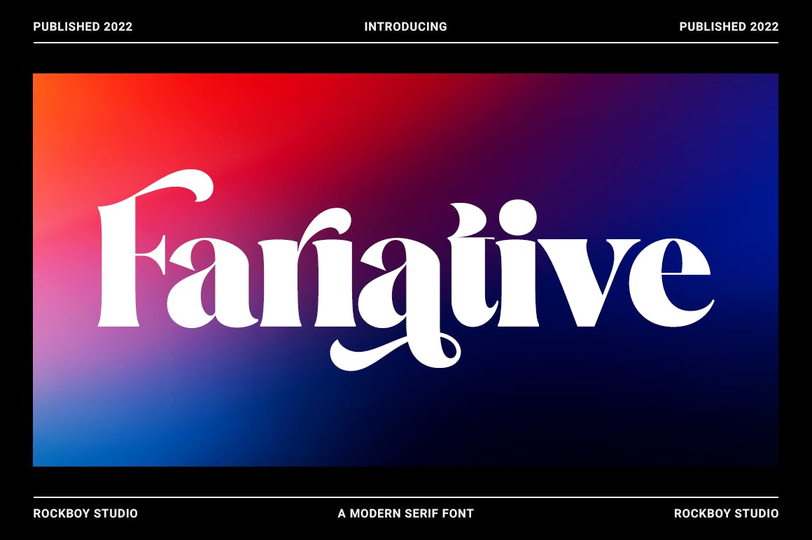 فونت لوگوی Fariative