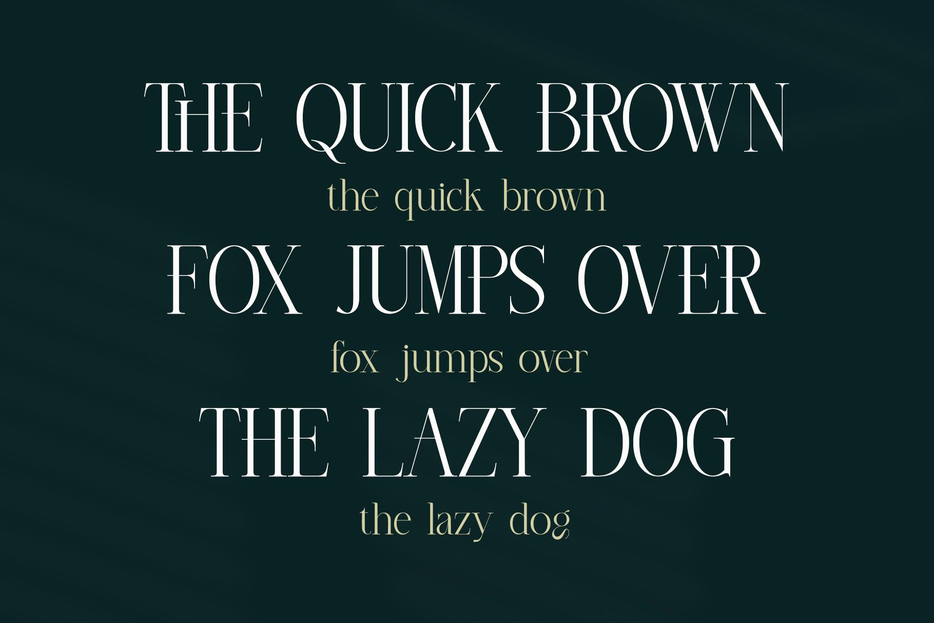 Interea A Luxury Serif Font