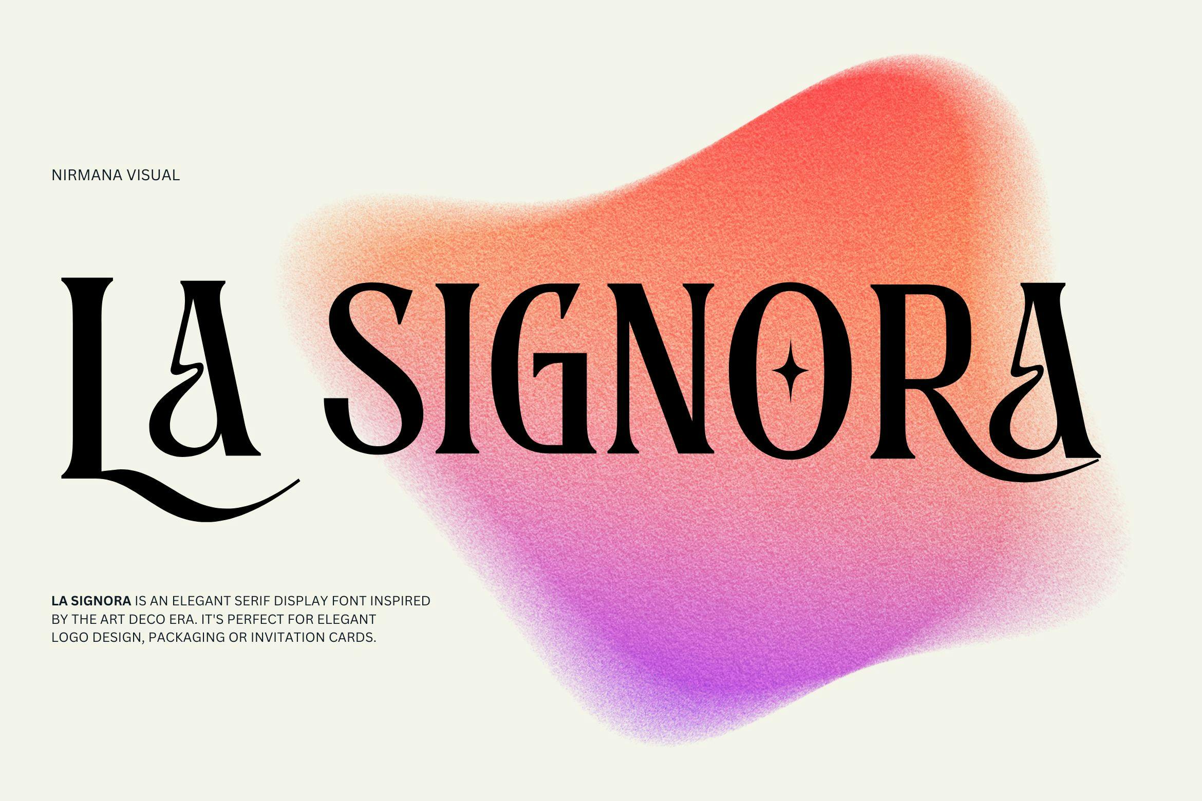 قلم لوگوی La Signora