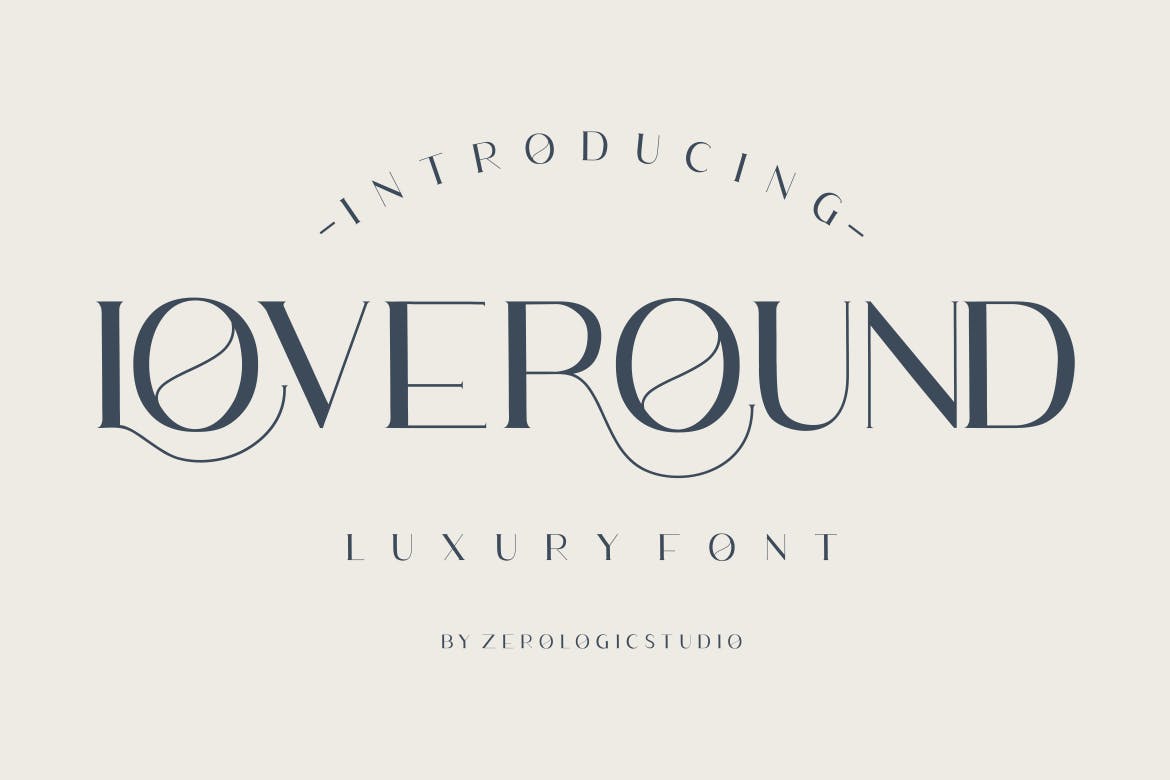 فونت لوکس LOVEROUND