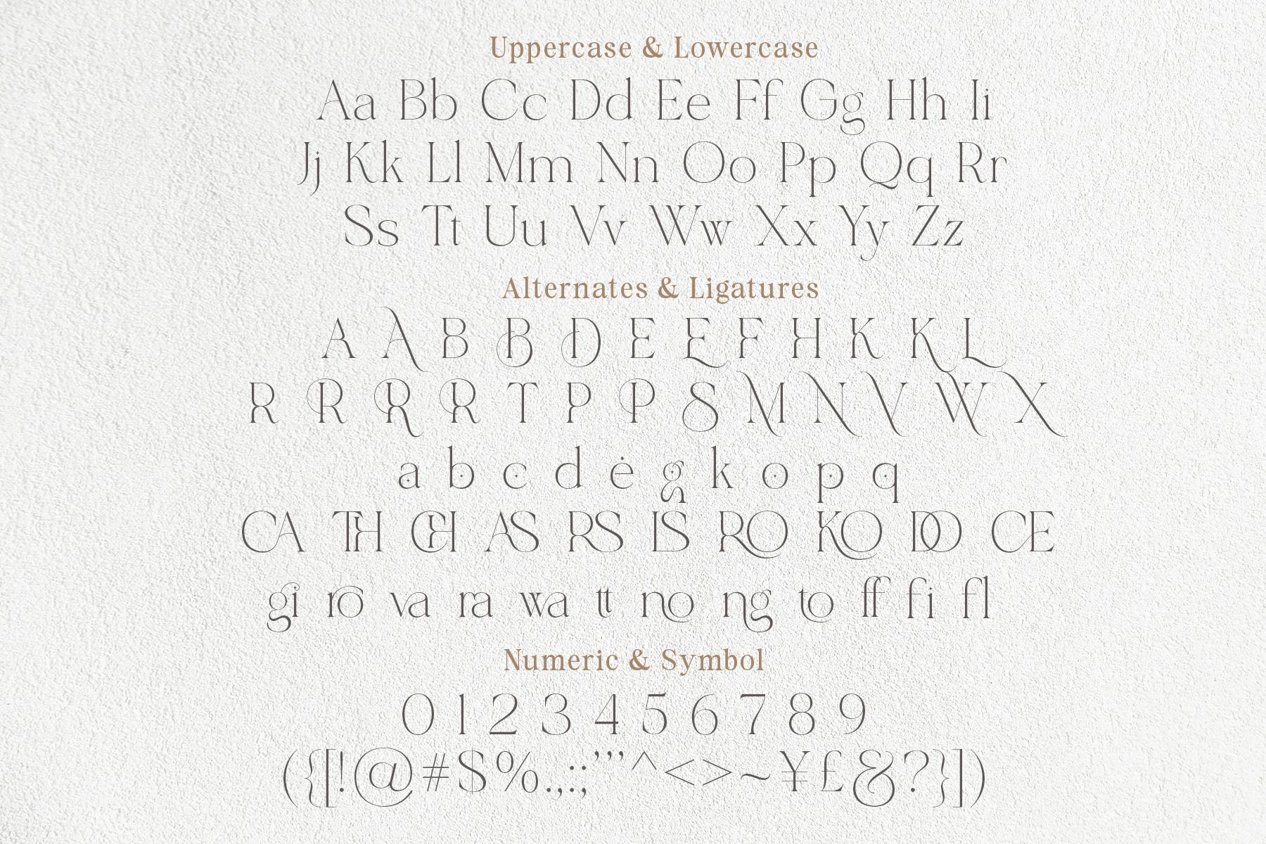 Luxca Modern Luxury Serif