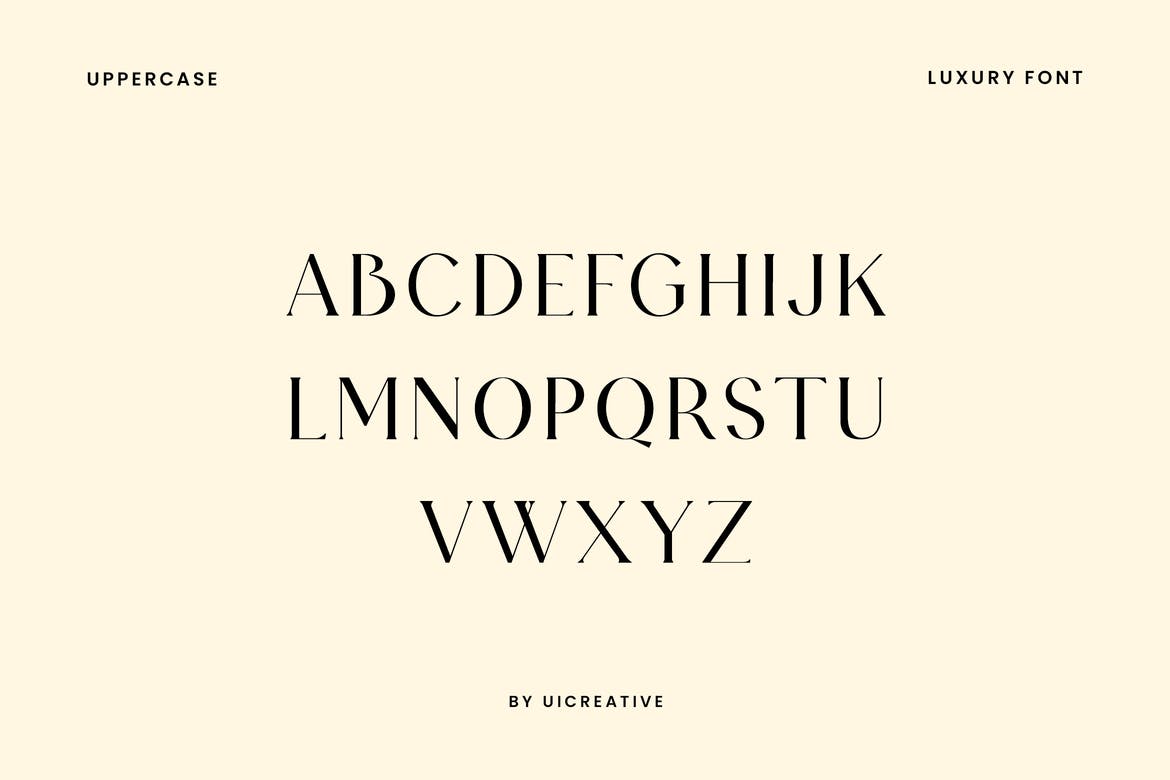 فونت Luxiachy Luxury Serif