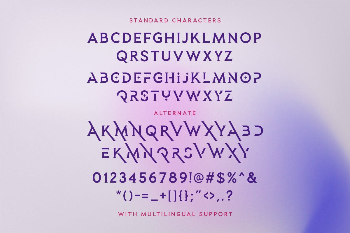 فونت لوگو Maginors Serif