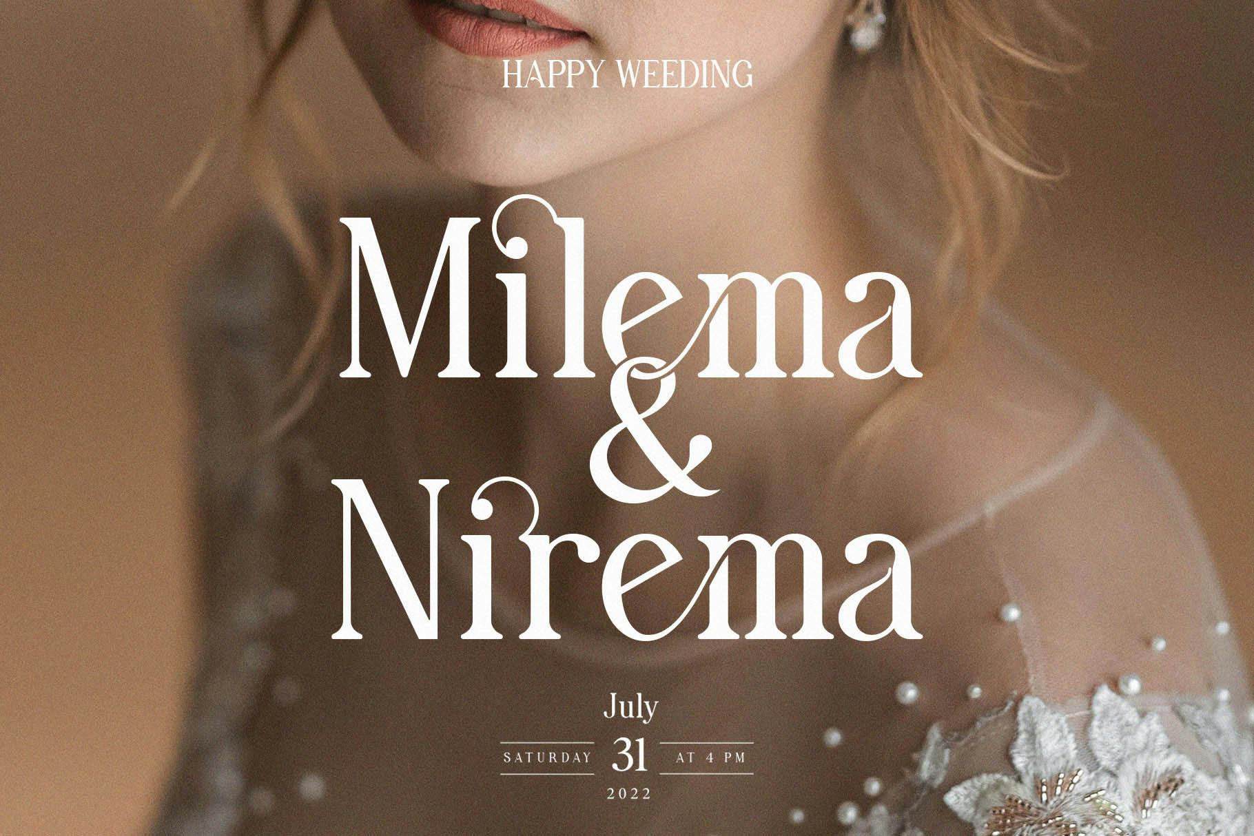 حداکثر فونت Serif Elegant Family Visionary