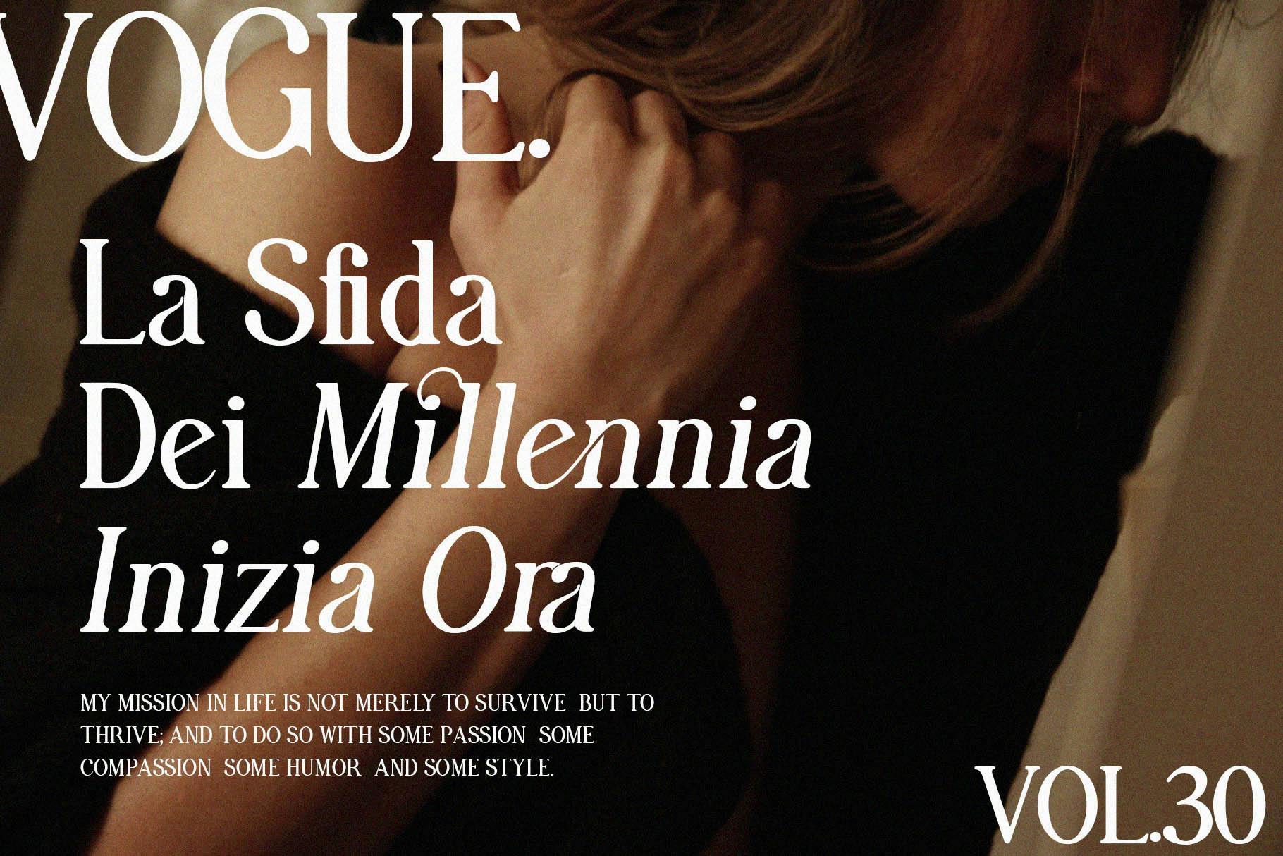 حداکثر فونت Serif Elegant Family Visionary
