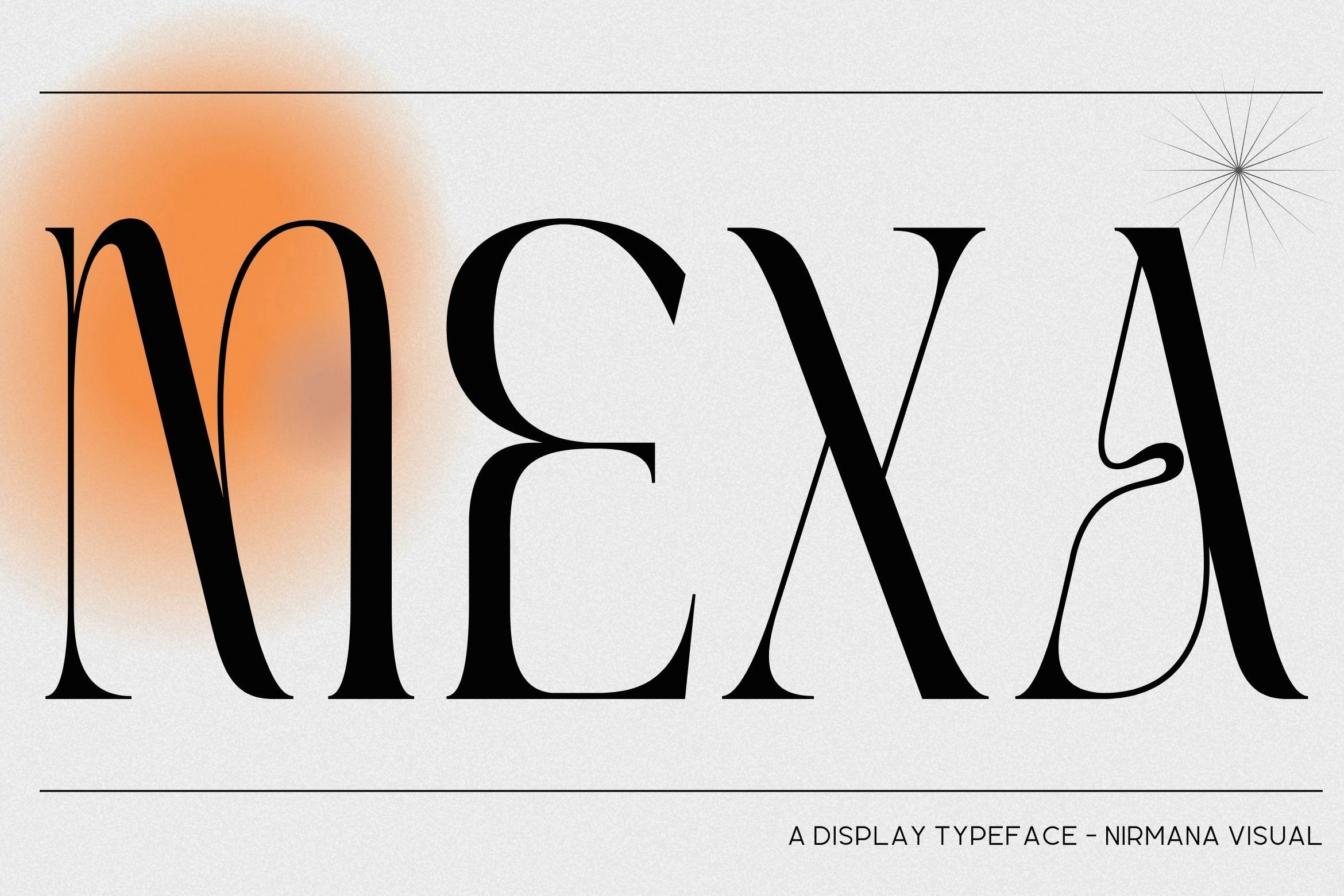 فونت لوگو Mexa Elegant