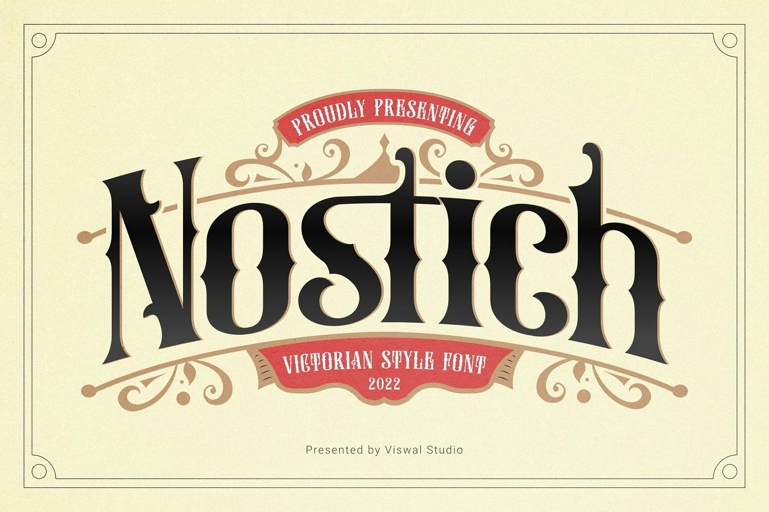فونت قدیمی Nostich