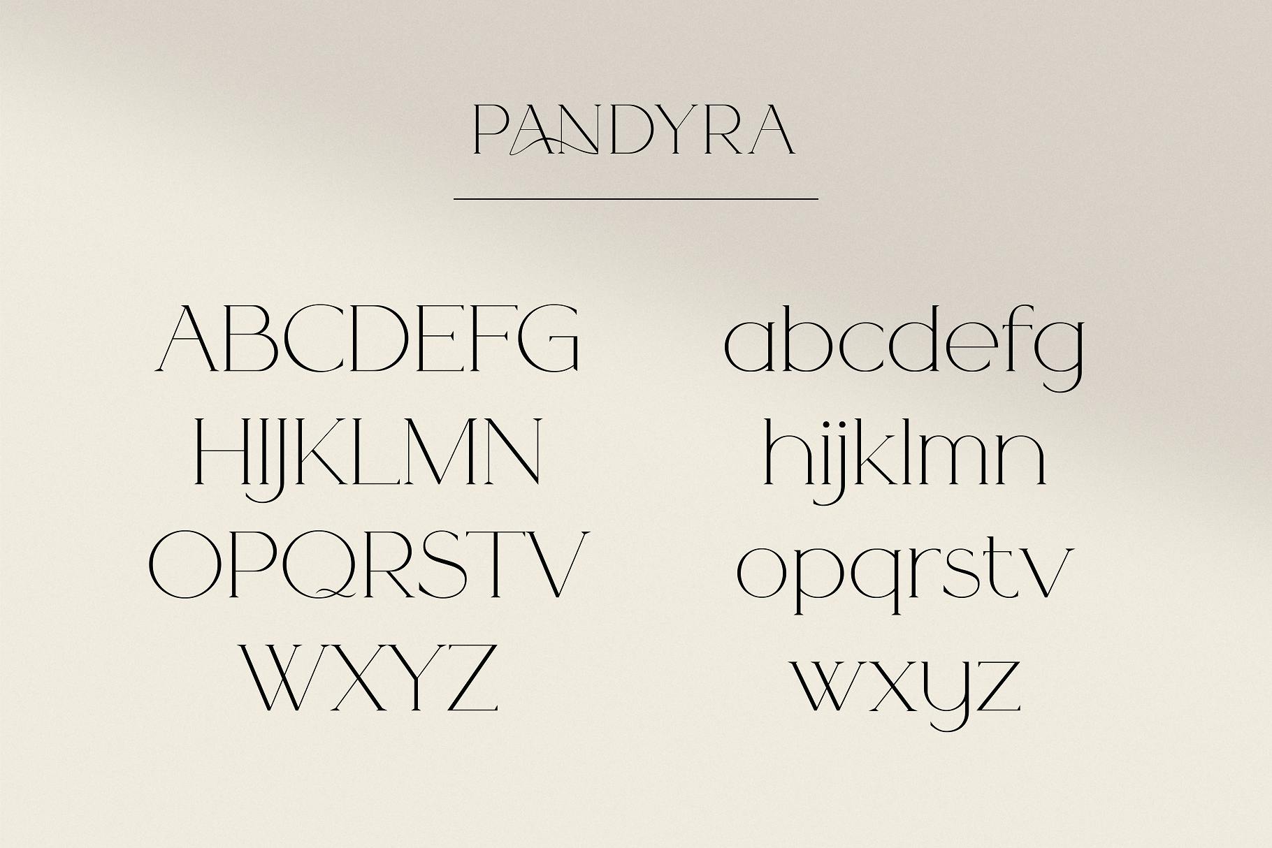 Pandyra Delicate Luxury Serif