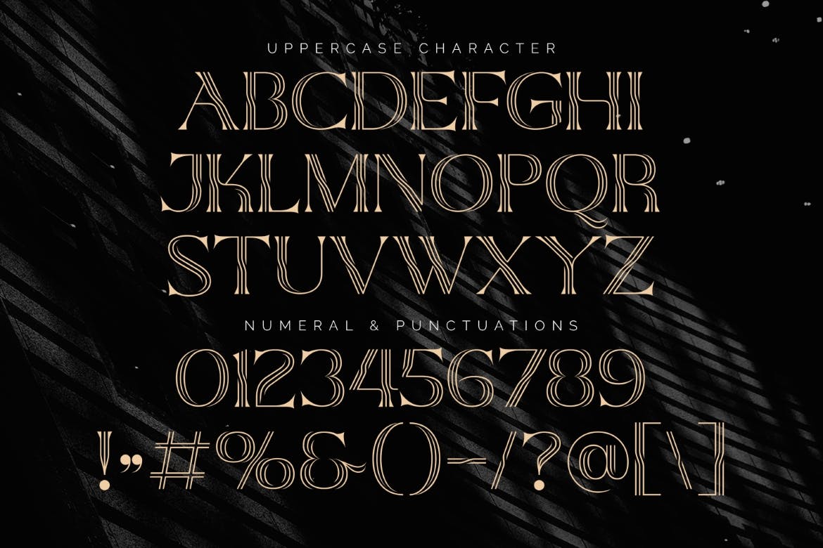 Qiunels Elegant Luxury Display Serif