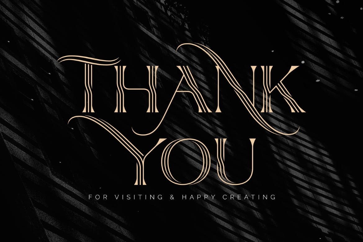 Qiunels Elegant Luxury Display Serif