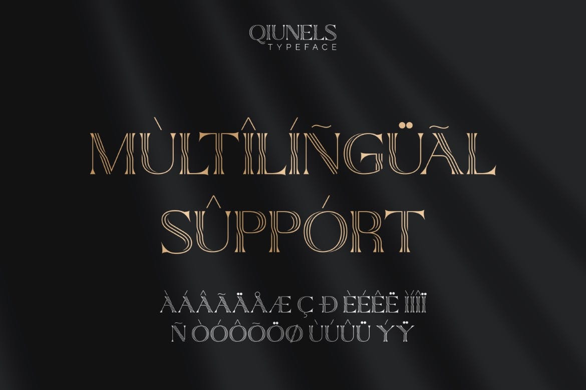 Qiunels Elegant Luxury Display Serif