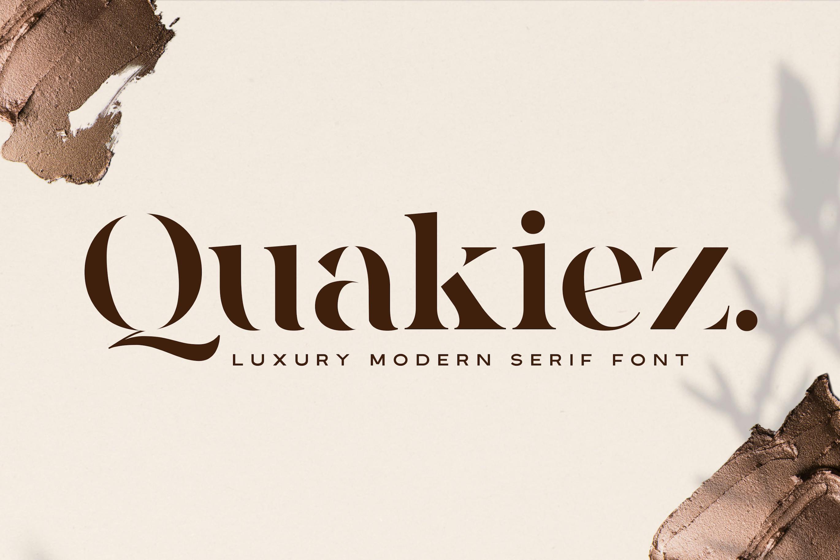 Quakiez Luxury Modern Serif