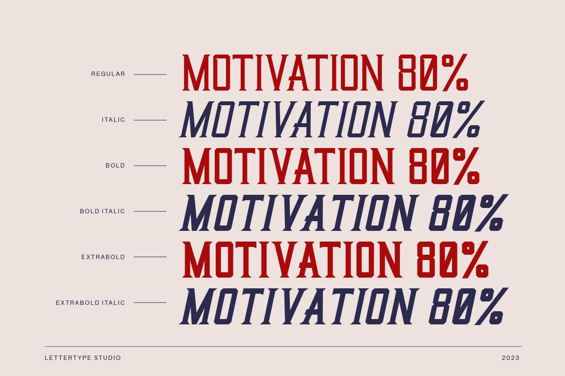Quarters Vintage Bold Serif