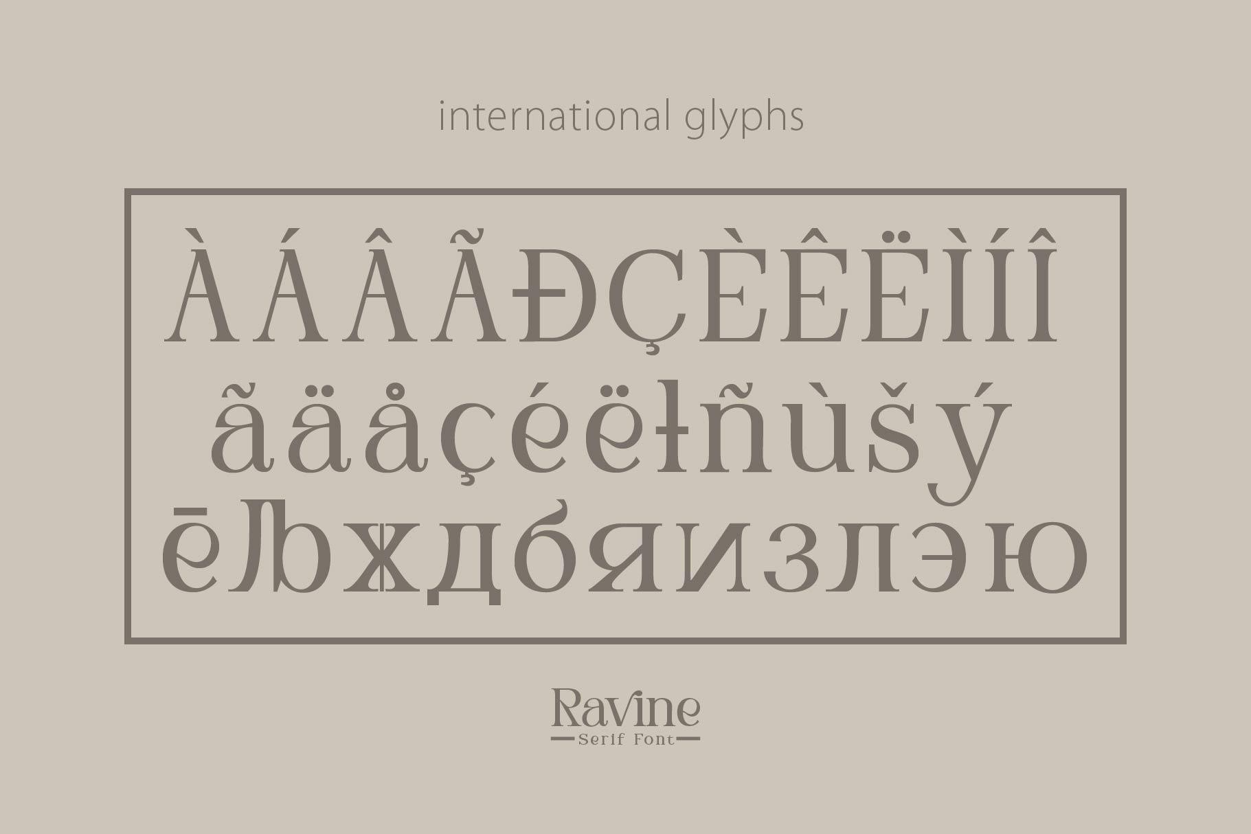 RAVINE Modern Serif