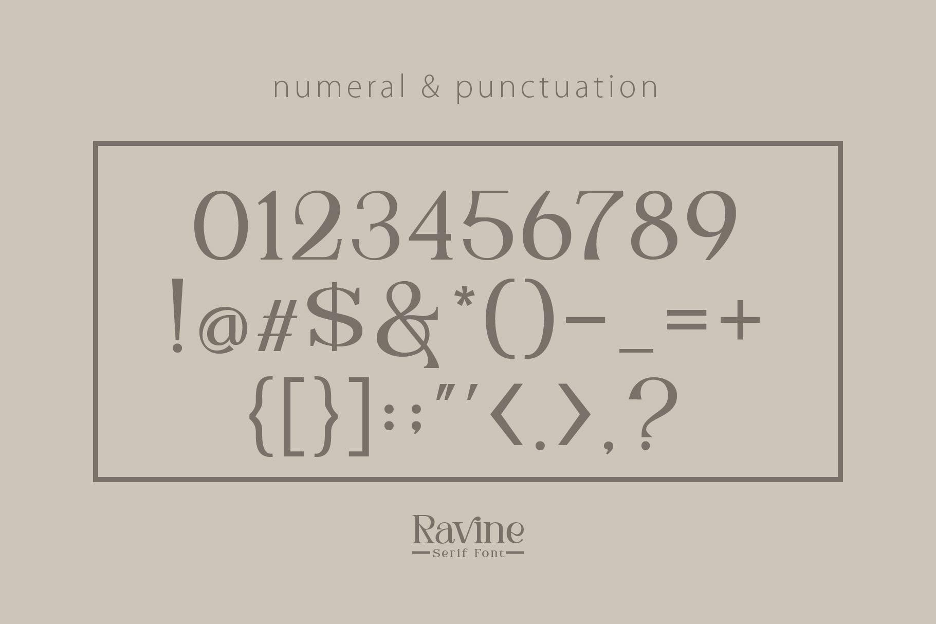RAVINE Modern Serif
