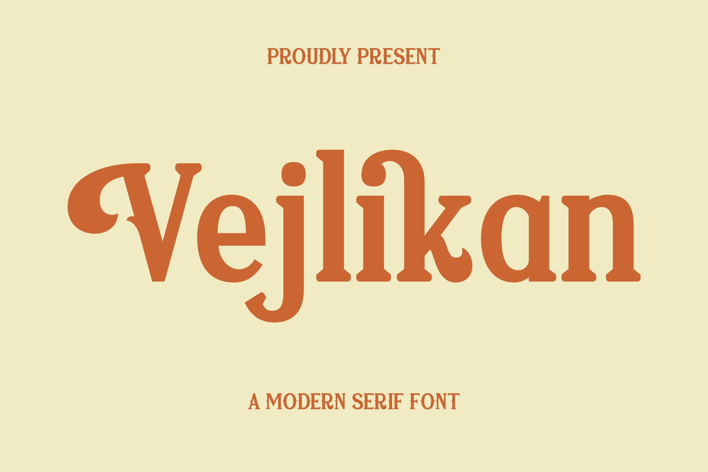 فونت Vejlikan A Modern Serif