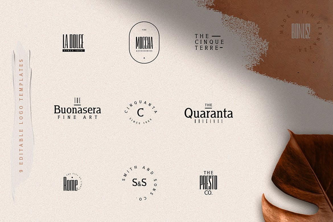Vernazza Luxury Font Duo