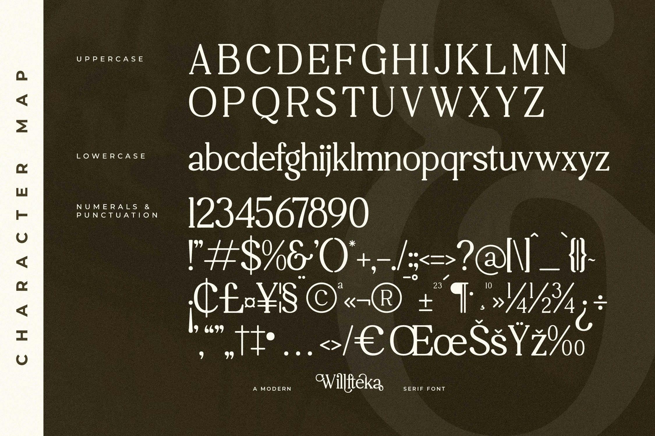 فونت Willfteka A Modern Serif