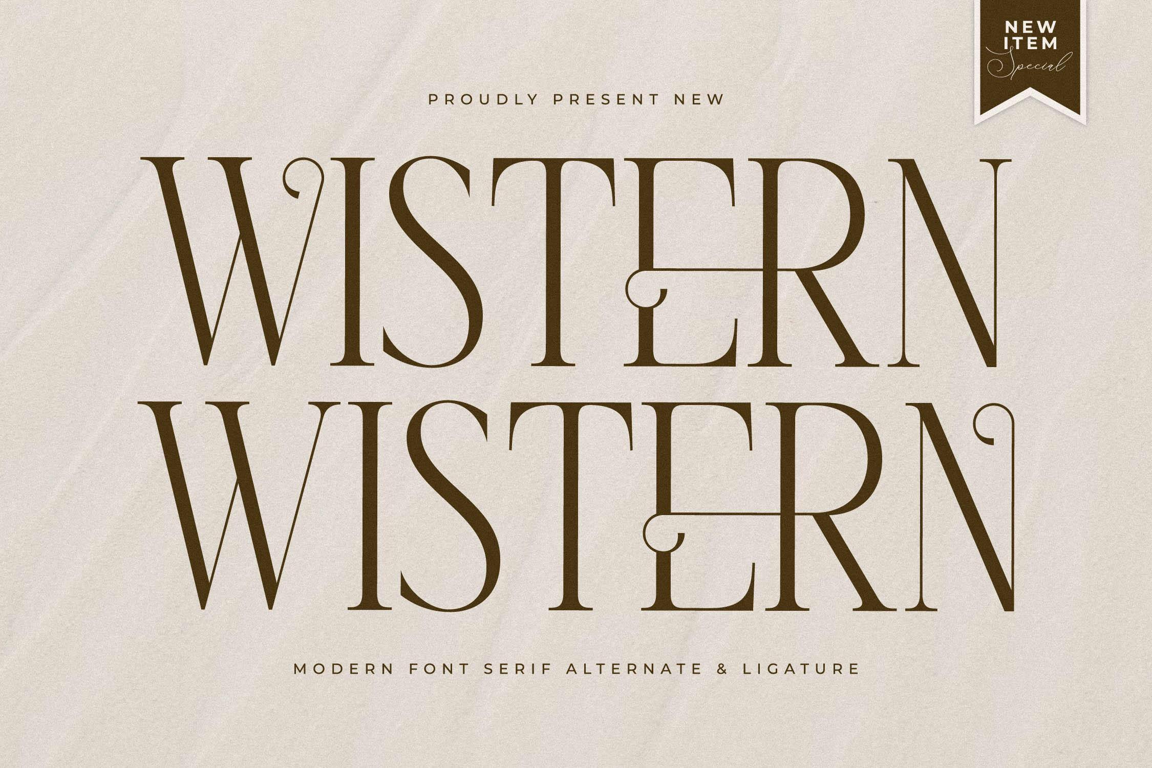فونت Wistern Modern Serif