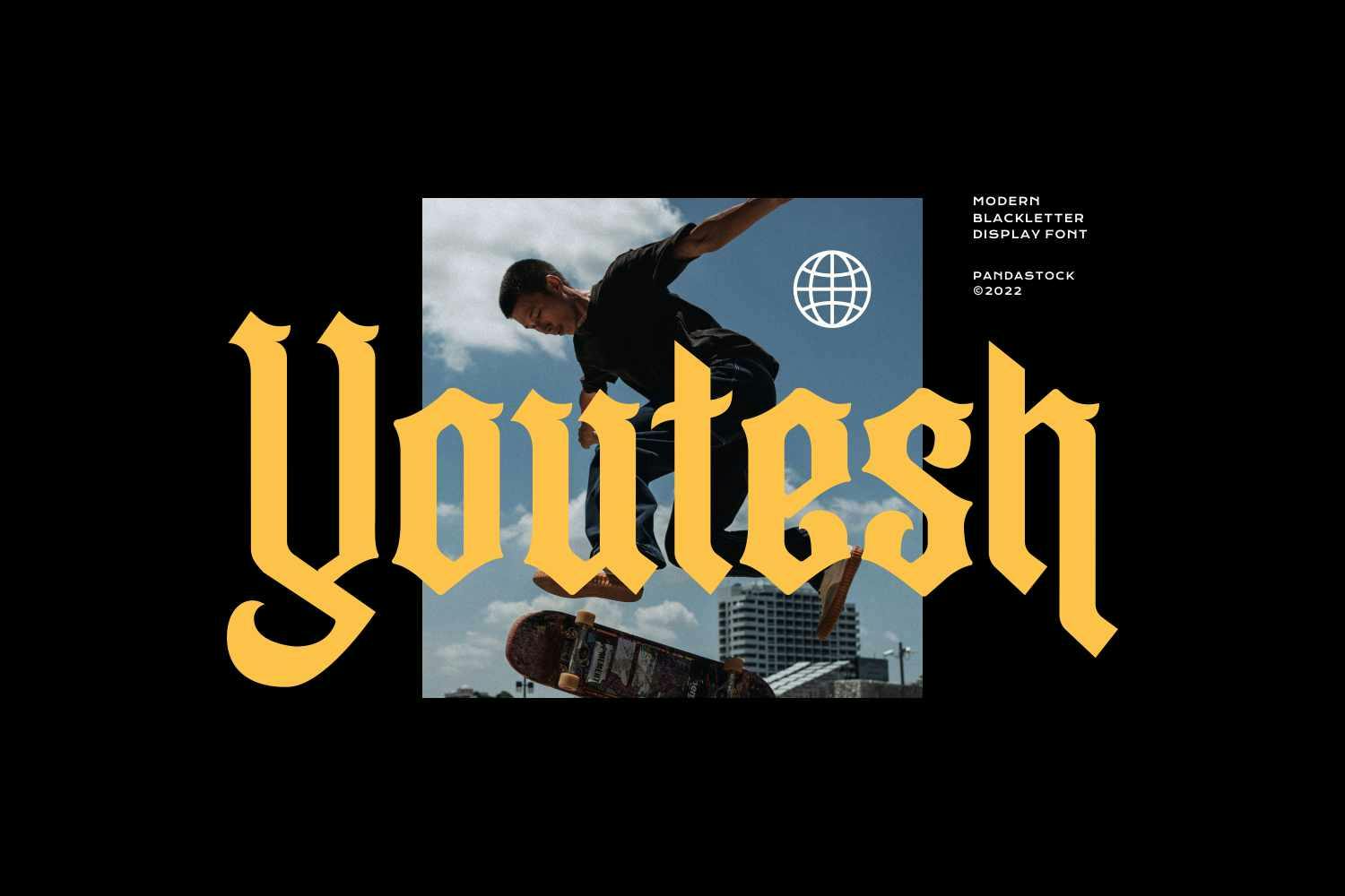 فونت مدرن Youtesh