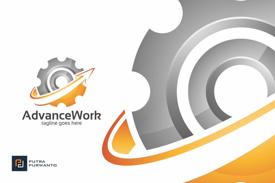قالب لوگوی Advance Work