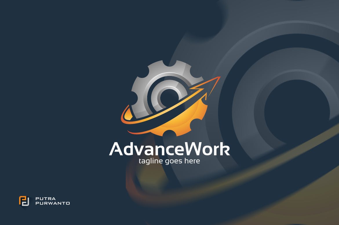 قالب لوگوی Advance Work